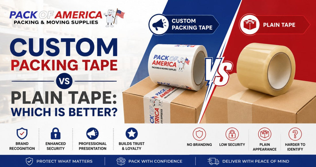 Custom Packing Tape vs Plain Tape: Which Is Better?