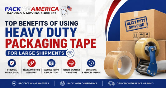 Top Benefits of Using Heavy Duty Packaging Tape for Large Shipments