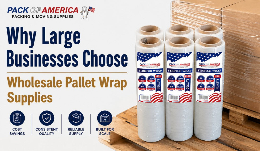 Why Large Businesses Choose Wholesale Pallet Wrap Supplies