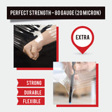 Clear Color Stretch Wrap | Industrial Strength | Plastic Shrink Wrapping Film | Packing & Moving Supplies, Pallets, Furniture, Boxes, Shipment Protection