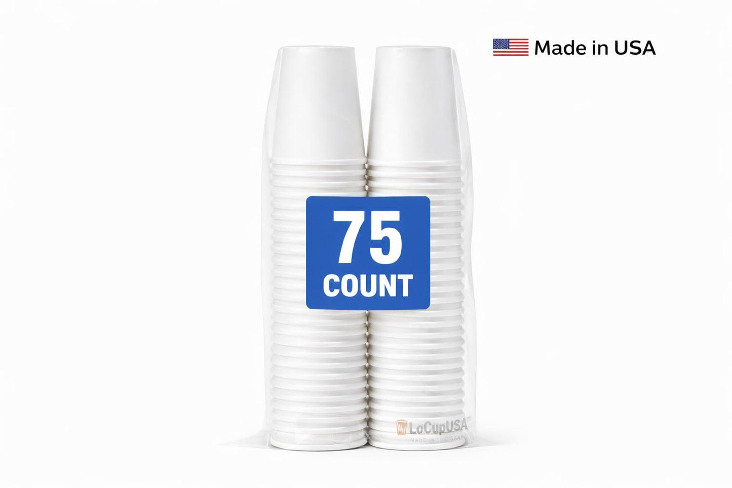 12 oz White Paper Cups