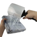 Mini Stretch Wrap Film | Plastic Shrink Wrap | Moving Supplies | Dispenser Options | Industrial Strength Hand Cling Wrap for Bundling and Wrapping